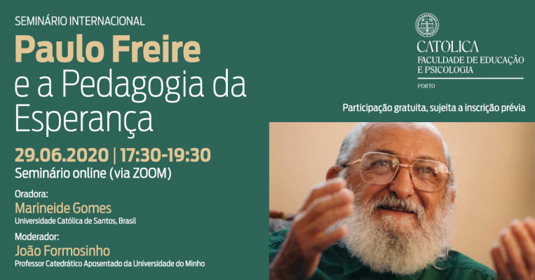 Seminário Internacional “Paulo Freire e a Pedagogia da Esperança”